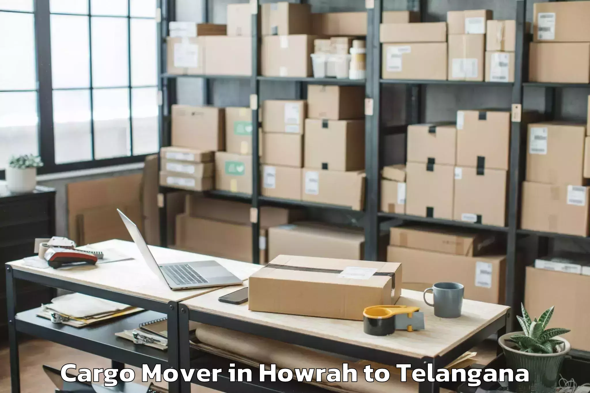 Hassle-Free Howrah to Suriapet Cargo Mover